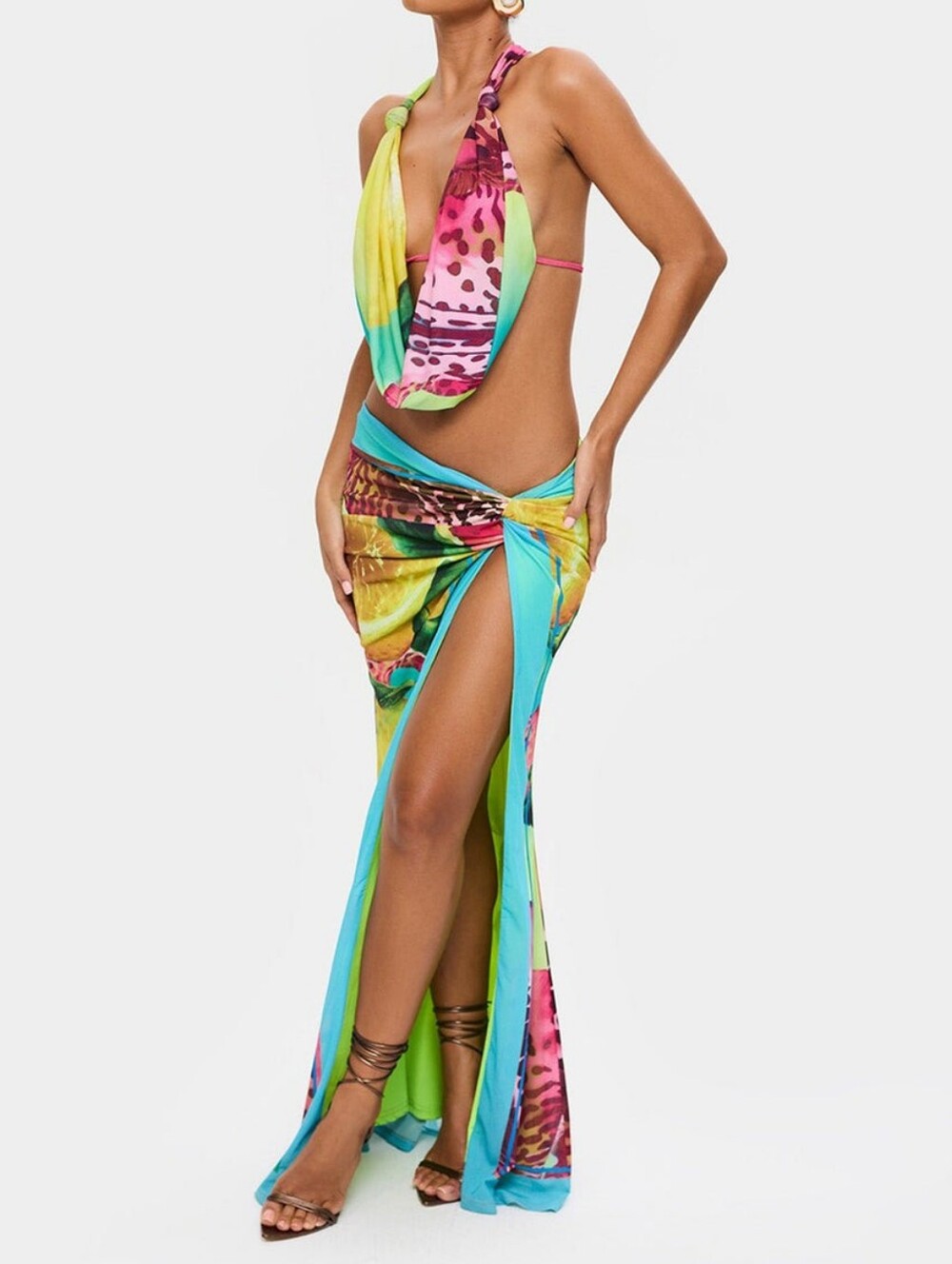 NWOT Murci Rio Maxi Skirt - Picture 3 of 4